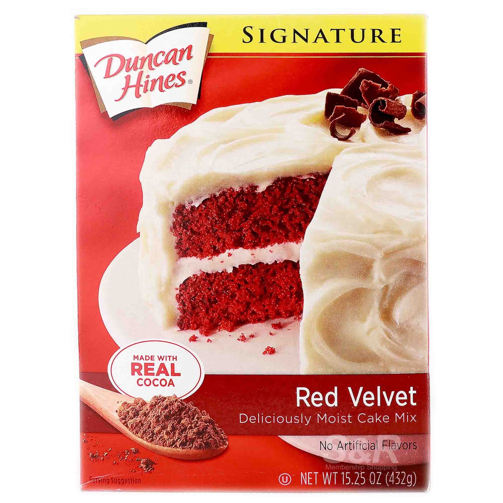 Duncan Hines Signature Red Velvet Deliciously Moist Cake Mix 432g Duncan Hines Signature Red Velvet Deliciously Moist Cake Mix 432g